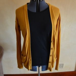 Mustard boyfriend  cardigan